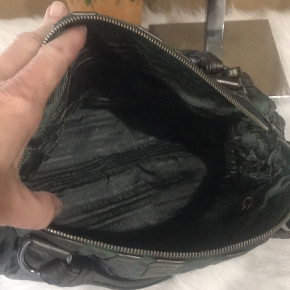 Prada Napa and Tessuto Waves Shoulder Bag - Picture 13 of 16